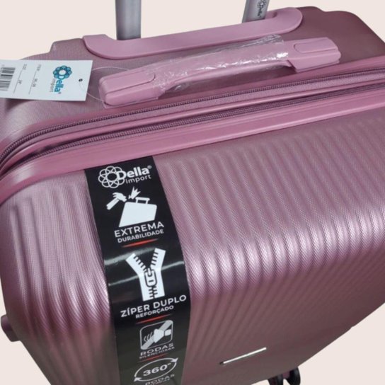 Kit Mala de Viagem Della 3 Peças 10Kg 23Kg e 32Kg