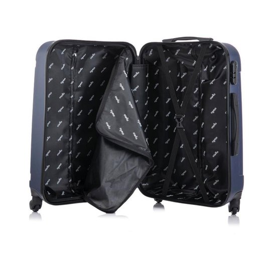 Kit Mala Viagem Otello Luggage 3Pçs P/M/G 15 23 e 30Kg Rodas 360