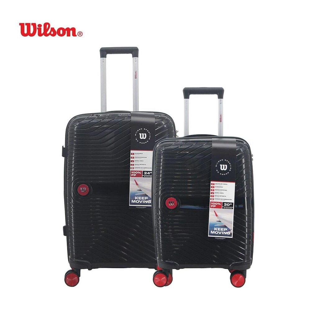 Kit Malas Willson P 10kg Bordo M 23kg Despacho Expansível Segredo Embutido