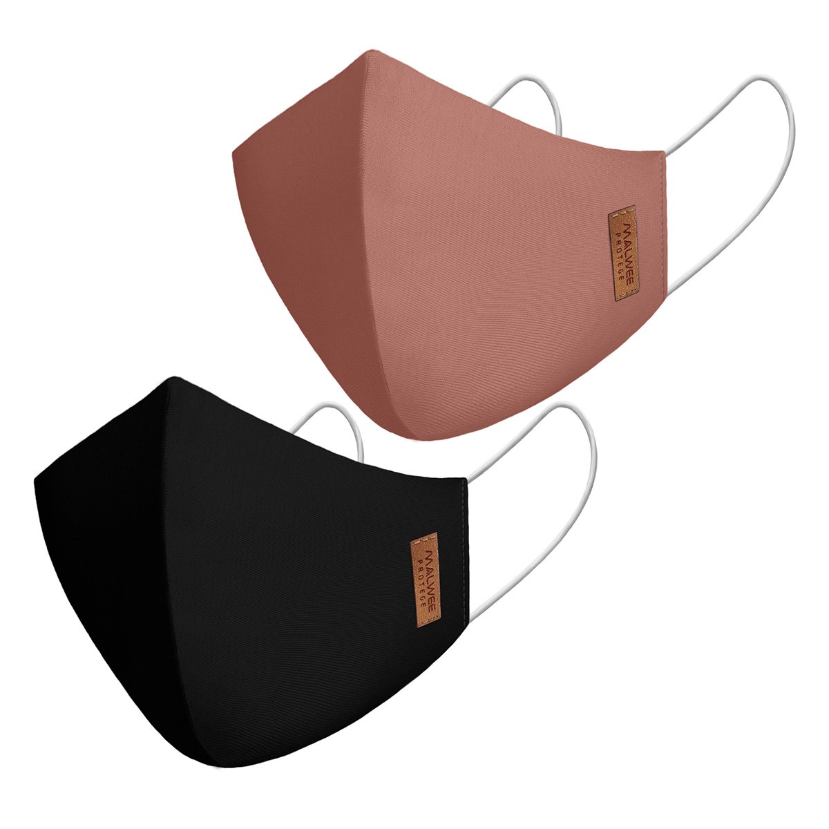 Kit Máscara Malwee Antiviral Lisa 2 Unidades - Rosa+Preto Menor preço em Kit Máscara Malwee Antiviral Lisa 2 Unidades - Rosa+Preto