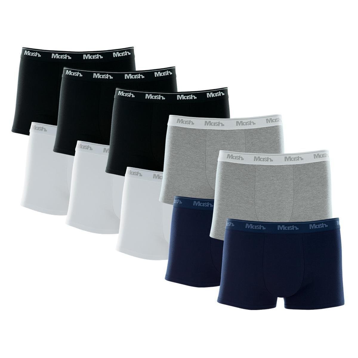Kit Mash 10 Cuecas Boxer Masculina é ruim? Kit Mash 10 Cuecas Boxer Masculina é boa?