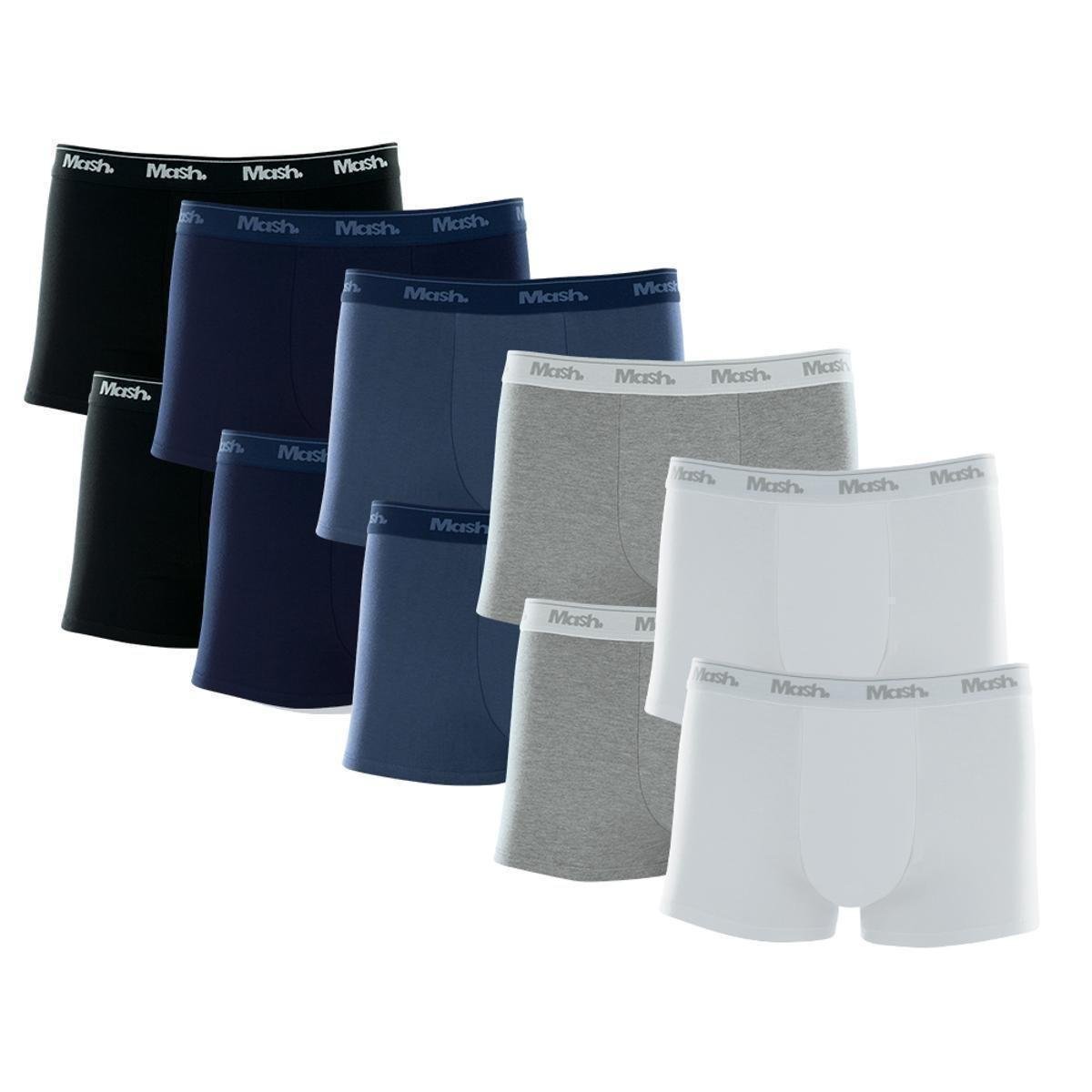 Kit Mash 10 Cuecas Boxer Masculina é ruim? Kit Mash 10 Cuecas Boxer Masculina é boa?