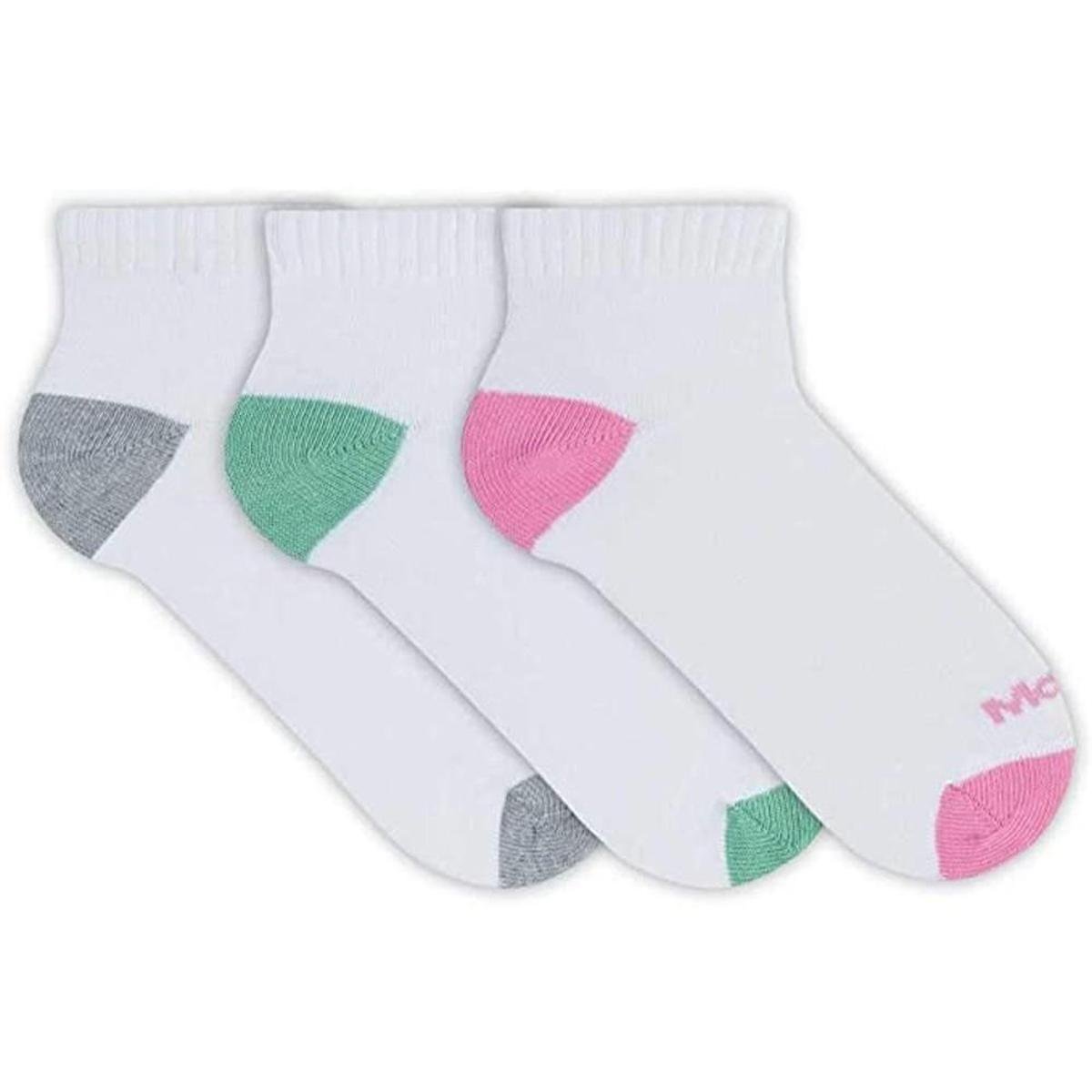 Kit Mash 3 Pares Meias Sapatilha Feminino - Branco Menor preço em Kit Mash 3 Pares Meias Sapatilha Feminino - Branco