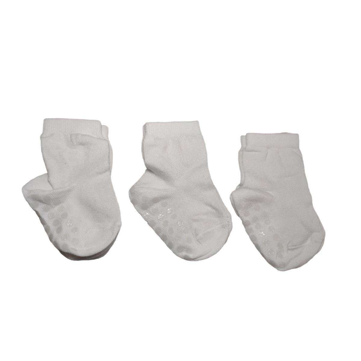 Kit Meia 3 Pares Infantil Casual em Algodão Cano Curto Antiderrapante Trifil T06023 - Branco Menor preço em Kit Meia 3 Pares Infantil Casual em Algodão Cano Curto Antiderrapante Trifil T06023 - Branco