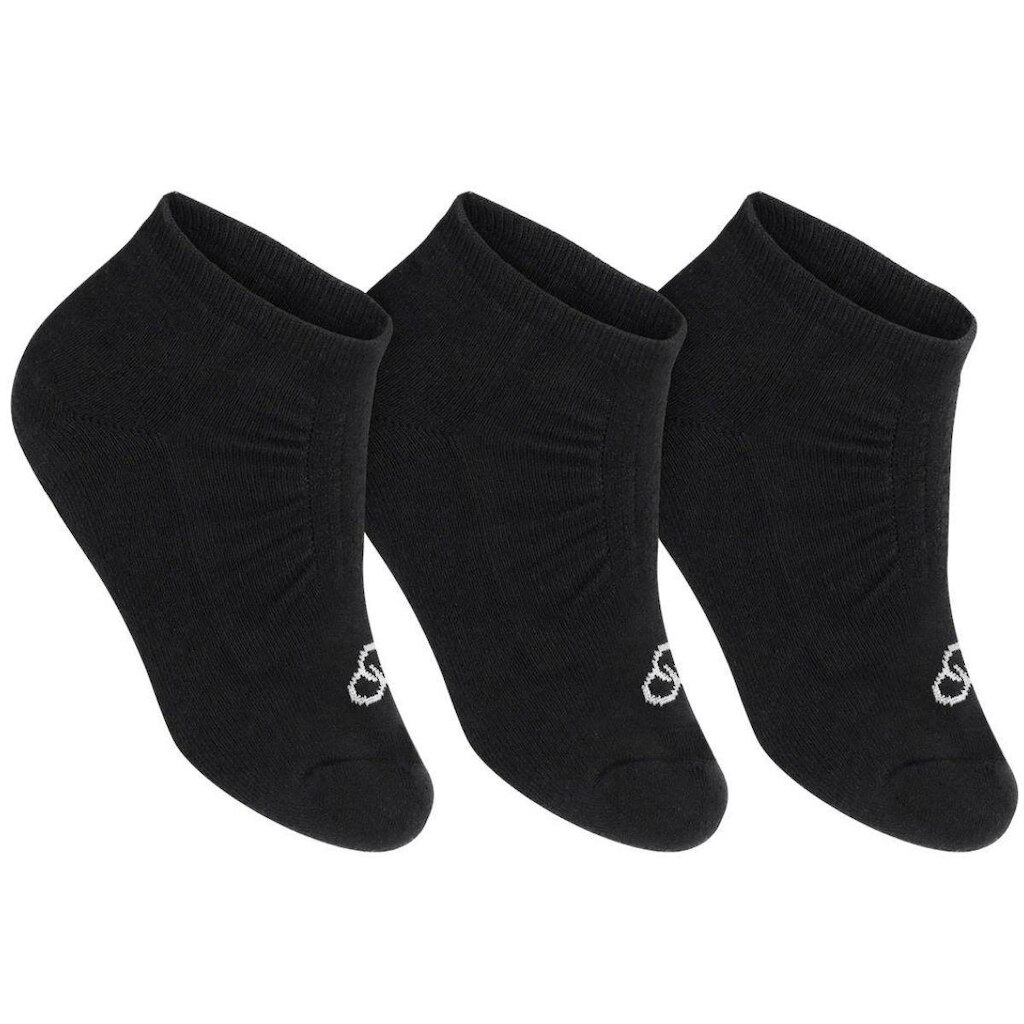 Kit Meia 3 Pares Unissex Esportivas Cano Baixo Invisível em Algodão Olympikus Basic OIMSA81924