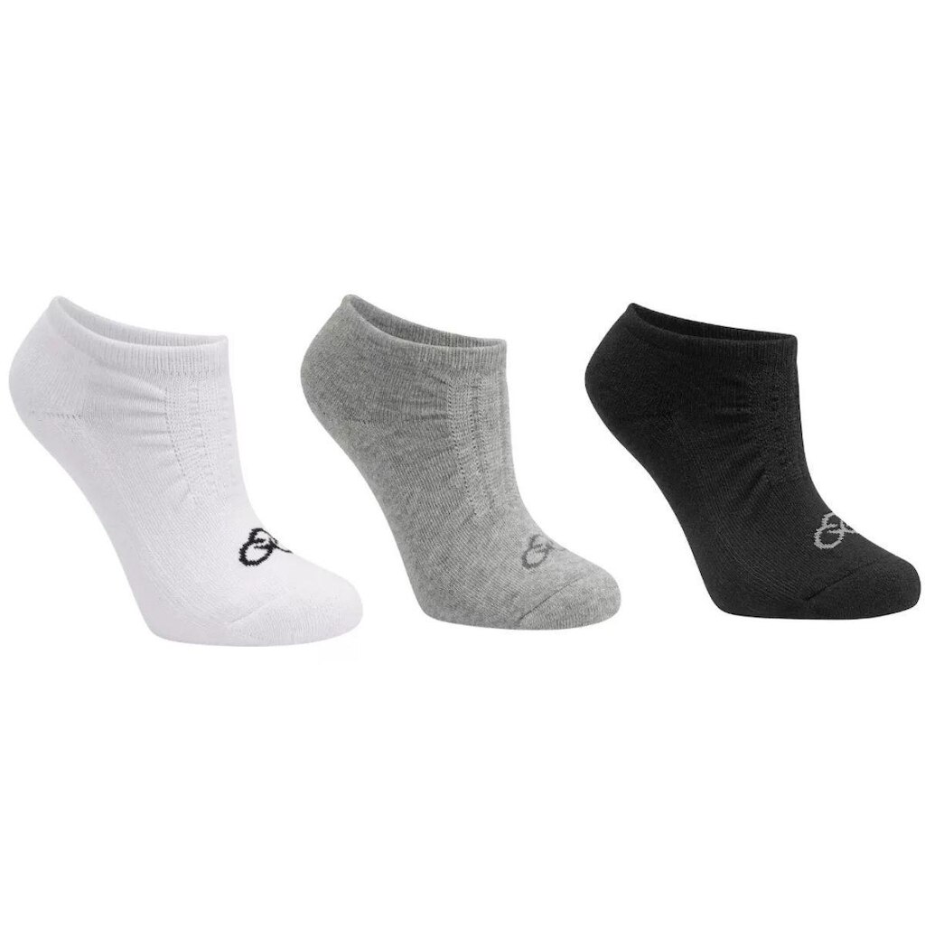 Kit Meia 3 Pares Unissex Esportivas Cano Baixo Invisível em Algodão Olympikus Basic OIMSA81924