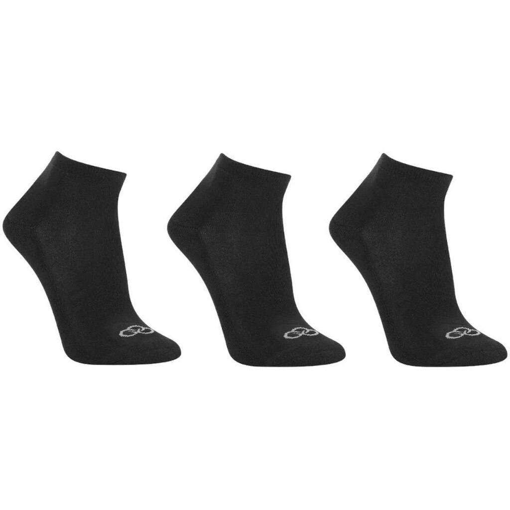 Kit Meia 3 Pares Unissex Esportivas Cano Curto em Algodão Olympikus Basic OIWSA81919