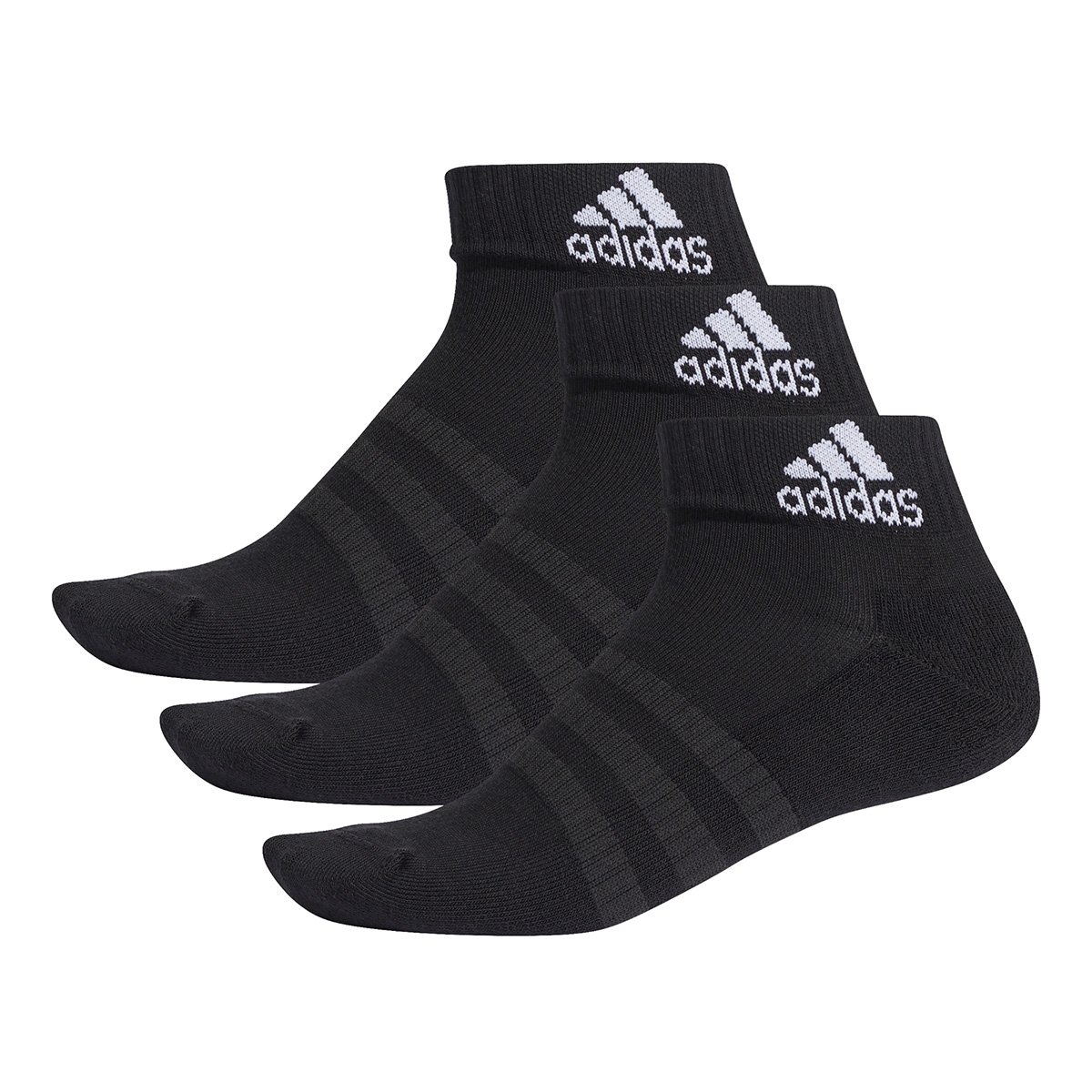 Kit Meia Adidas Cano Baixo Cush o c/ 3 pares - Preto Menor preço em Kit Meia Adidas Cano Baixo Cush o c/ 3 pares - Preto