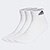 Kit Meia Adidas Cano Baixo Sportwear c/ 3 Pares - Branco+Preto