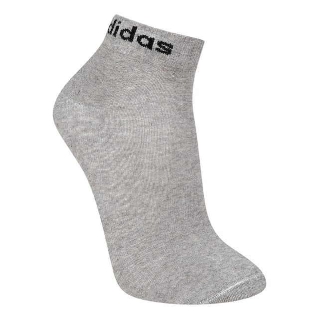 Kit Meia Adidas Cano Médio Com 3 Pares