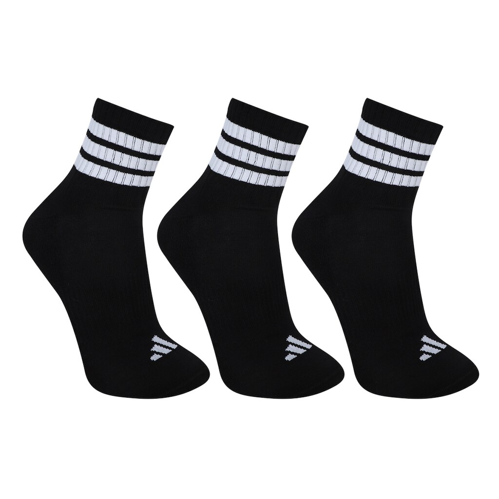 Kit Meia Adidas Mid - 3 Pares
