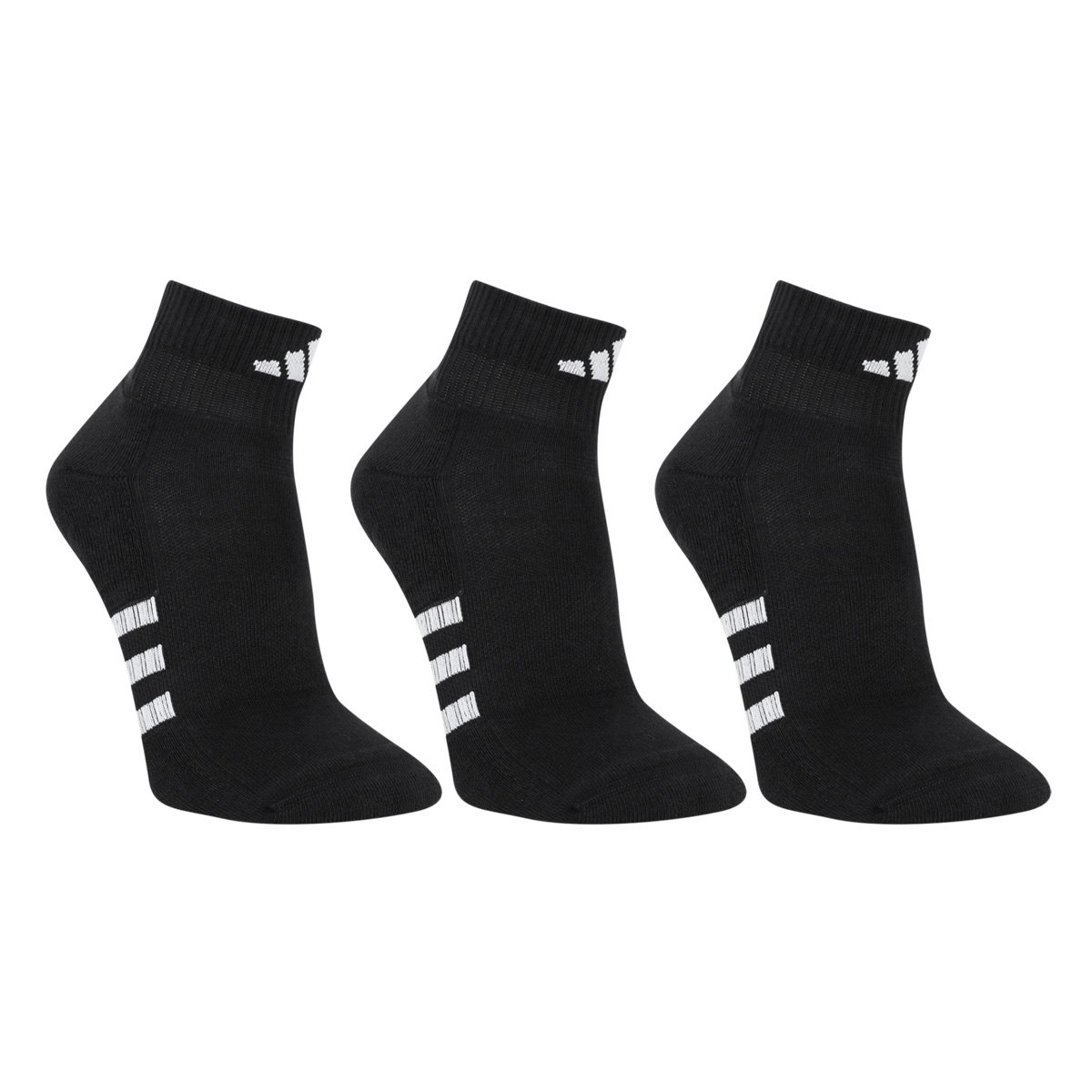 Kit Meia Adidas Performance Cano Baixo - 3 Pares Menor preço em Kit Meia Adidas Performance Cano Baixo - 3 Pares