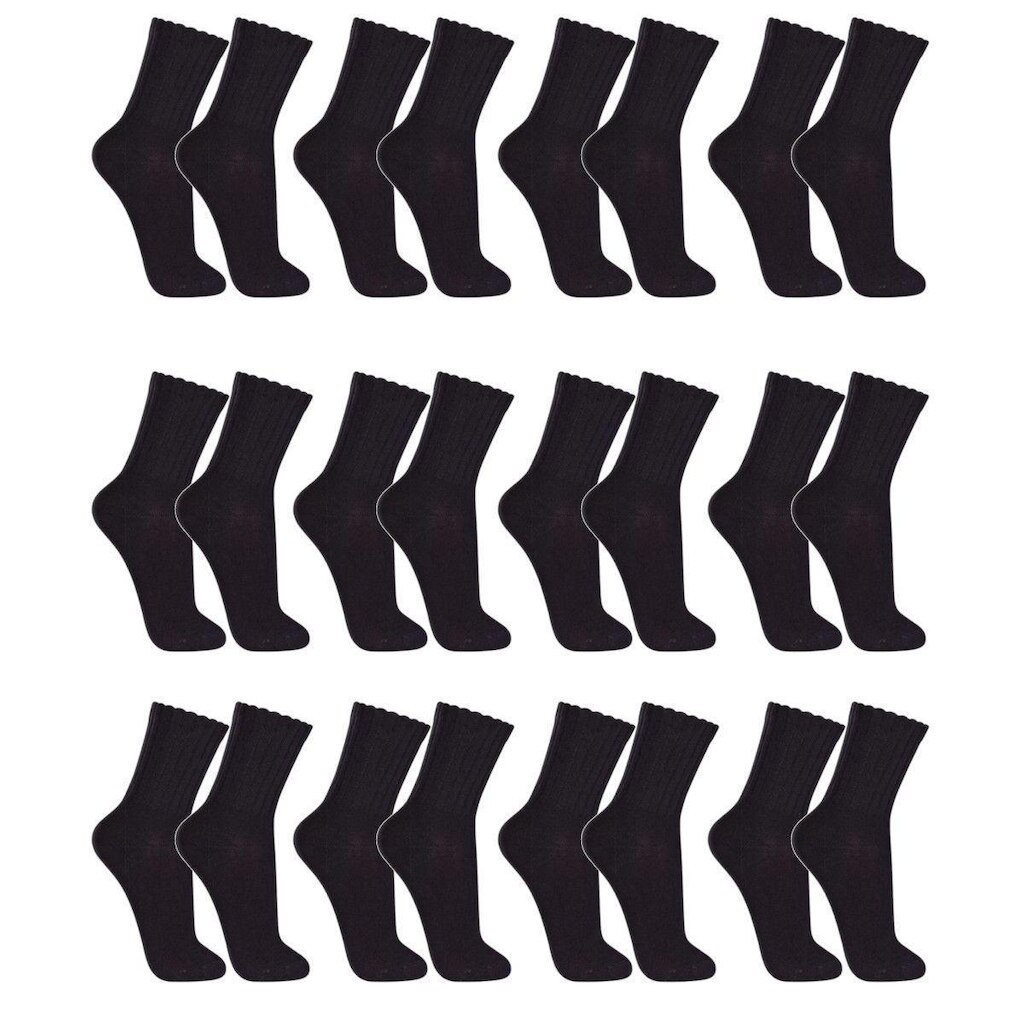 Kit Meia Bruck Store Cano Longo Sport Masculina Lisas 12 Pares
