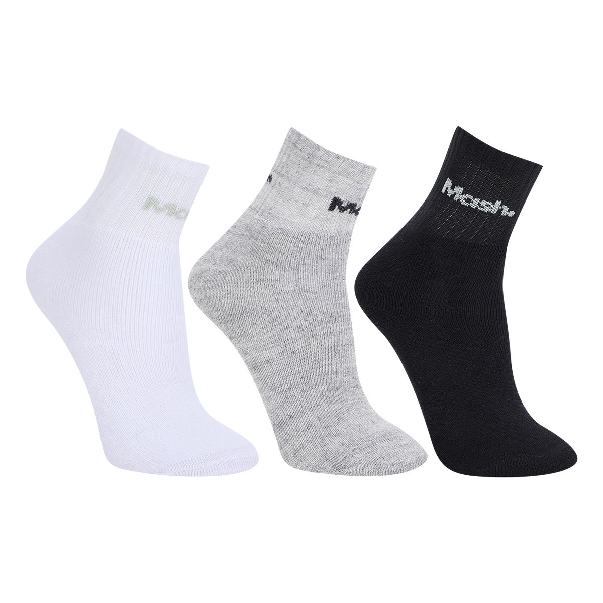 Kit Meia Cano Curto Mash Masculina 3 Pares Menor preço em Kit Meia Cano Curto Mash Masculina 3 Pares