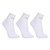 Kit Meia Cano Curto Mash Masculina 3 Pares - Branco