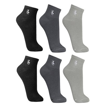 Kit Meia Cano Médio Lupo Sport C/6 Pares - Unissex