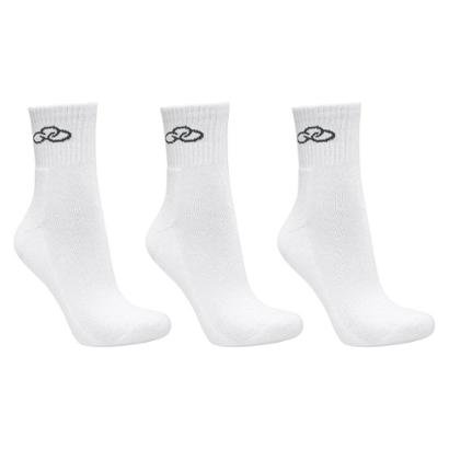 Kit Meia Cano Médio Olympikus Feminina 3 Pares - Feminino