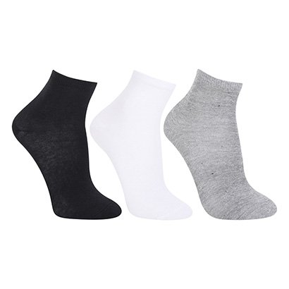 Kit Meia Cano Médio Trifil Feminina 3 Pares - Feminino
