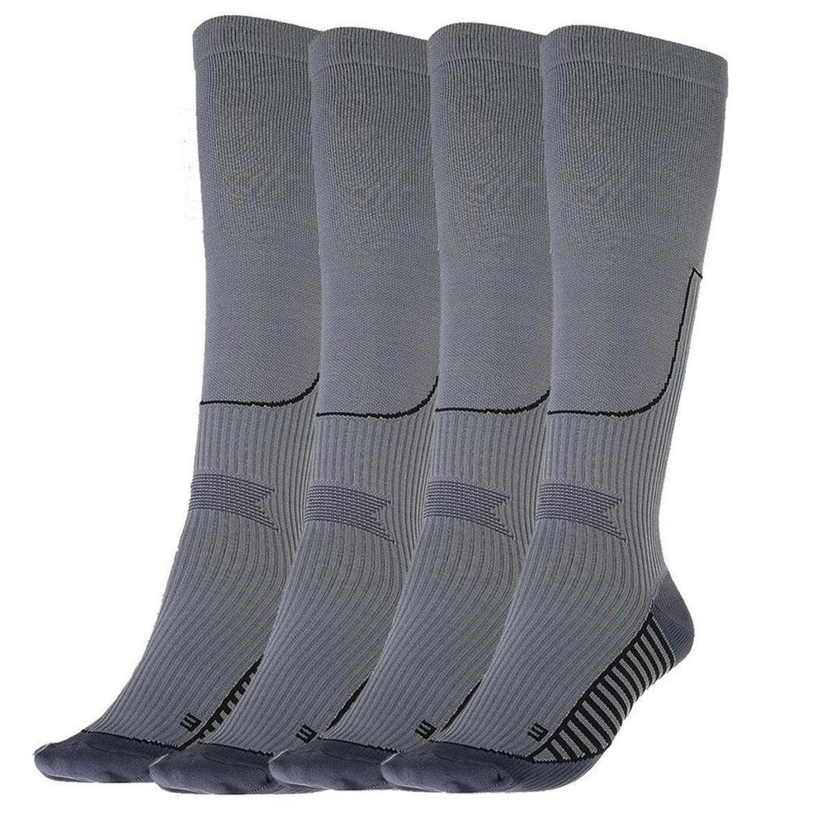 Kit Meia de Compressão Lupo Sport 3/4 Emana Running 2 Pares - Chumbo Menor preço em Kit Meia de Compressão Lupo Sport 3/4 Emana Running 2 Pares - Chumbo