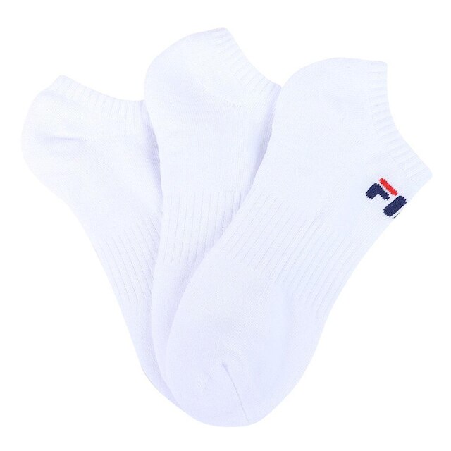 Kit Meia Fila Cano Curto Logo c/ 3 pares