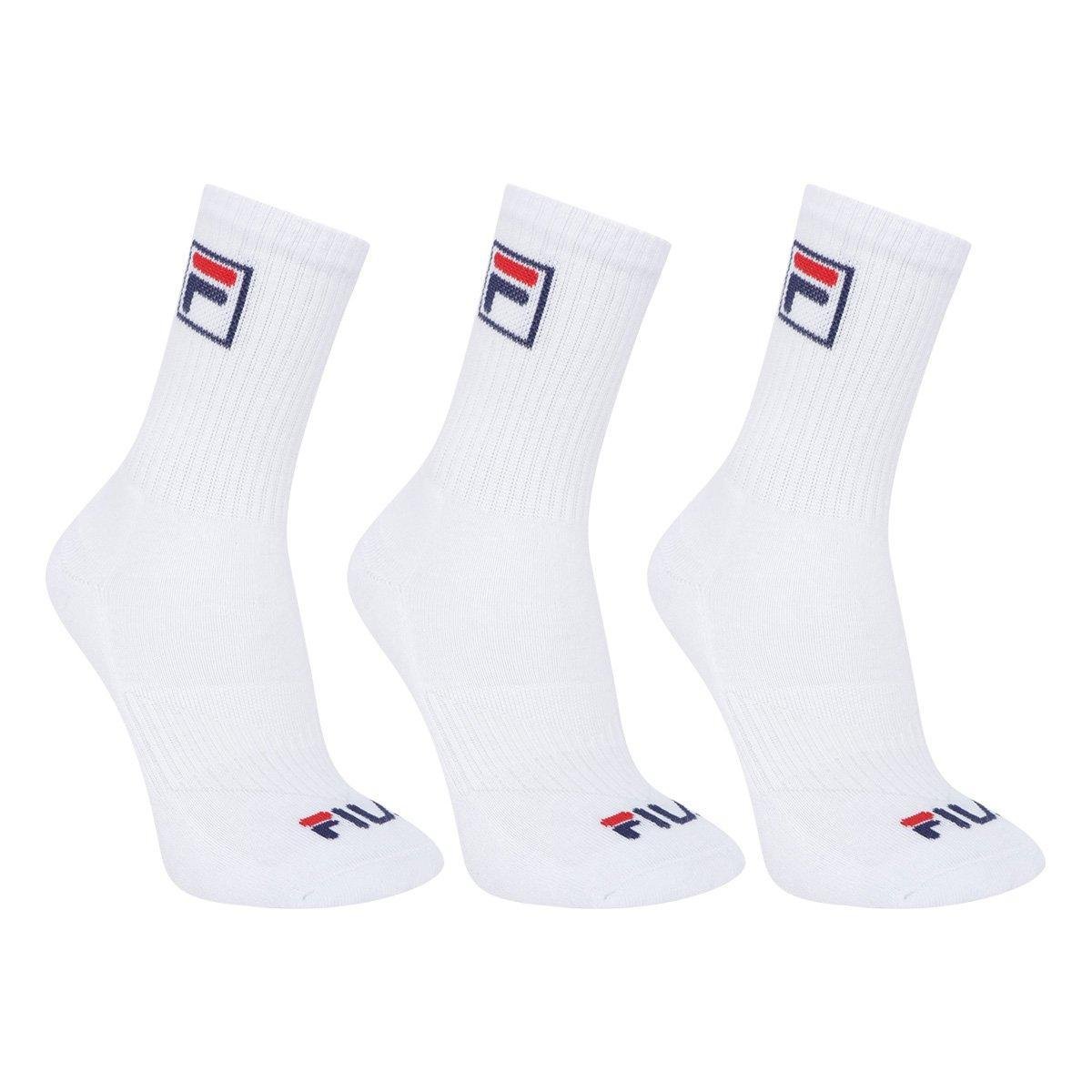 Kit Meia Fila Cano Médio Fbox Br 3 Pares Menor preço em Kit Meia Fila Cano Médio Fbox Br 3 Pares