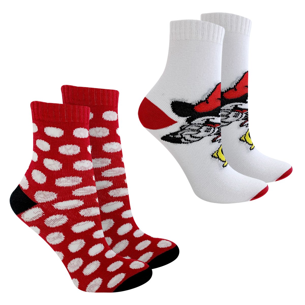 Kit Meia Infantil Disney Cano Médio Minnie Com 2 Pares Feminina - Branco+Vermelho é ruim? Kit Meia Infantil Disney Cano Médio Minnie Com 2 Pares Feminina - Branco+Vermelho é boa?
