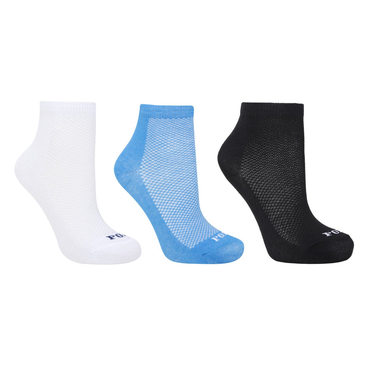 Kit Meia Infantil Polo London Club Cano Médio c/ 3 Pares - Branco+Azul Menor preço em Kit Meia Infantil Polo London Club Cano Médio c/ 3 Pares - Branco+Azul