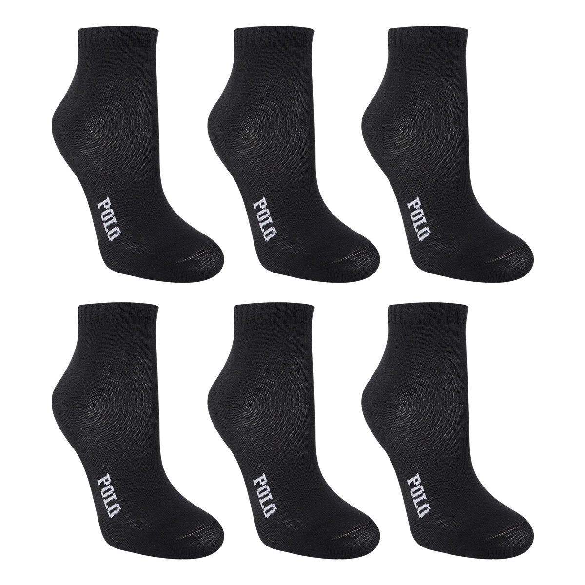 Kit Meia Infantil Polo London Club Cano Médio c/ 6 Pares Menino - Preto é ruim? Kit Meia Infantil Polo London Club Cano Médio c/ 6 Pares Menino - Preto é boa?
