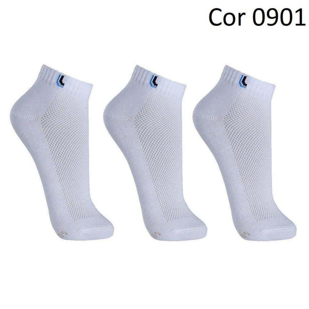 Kit Meia Lupo Au Walk - Branco - Tam M Menor preço em Kit Meia Lupo Au Walk - Branco - Tam M