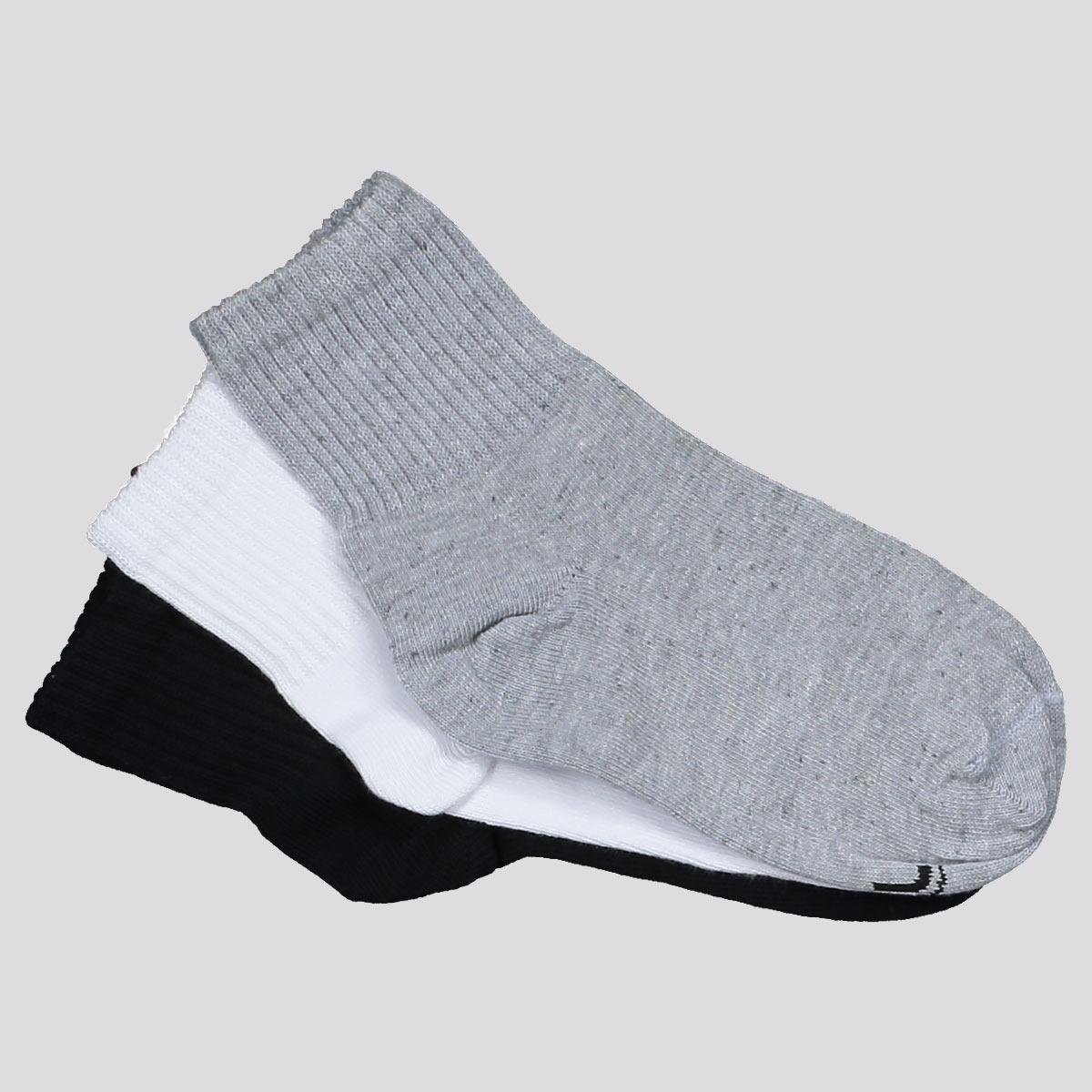 Kit Meia Lupo Cano Longo 3 Pares - Branco Menor preço em Kit Meia Lupo Cano Longo 3 Pares - Branco