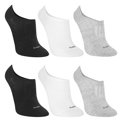 Kit Meia Lupo Sapatilha 6 Pares Masculino - Masculino