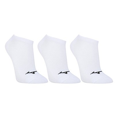 Kit Meia Mizuno Basic II - 3 Pares - Unissex