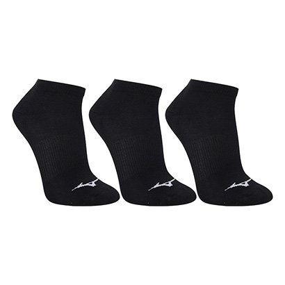 Kit Meia Mizuno Prime Unissex 3 Pares - Unissex