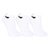Kit Meia New Balance c/3 Pares Cano Curto Feminina - Branco