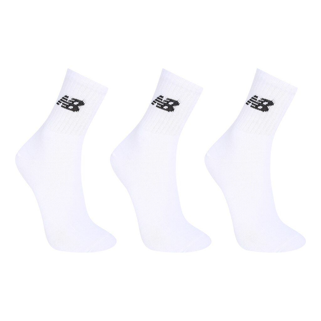 Kit Meia New Balance Cano Longo c/ 3 Pares Feminina