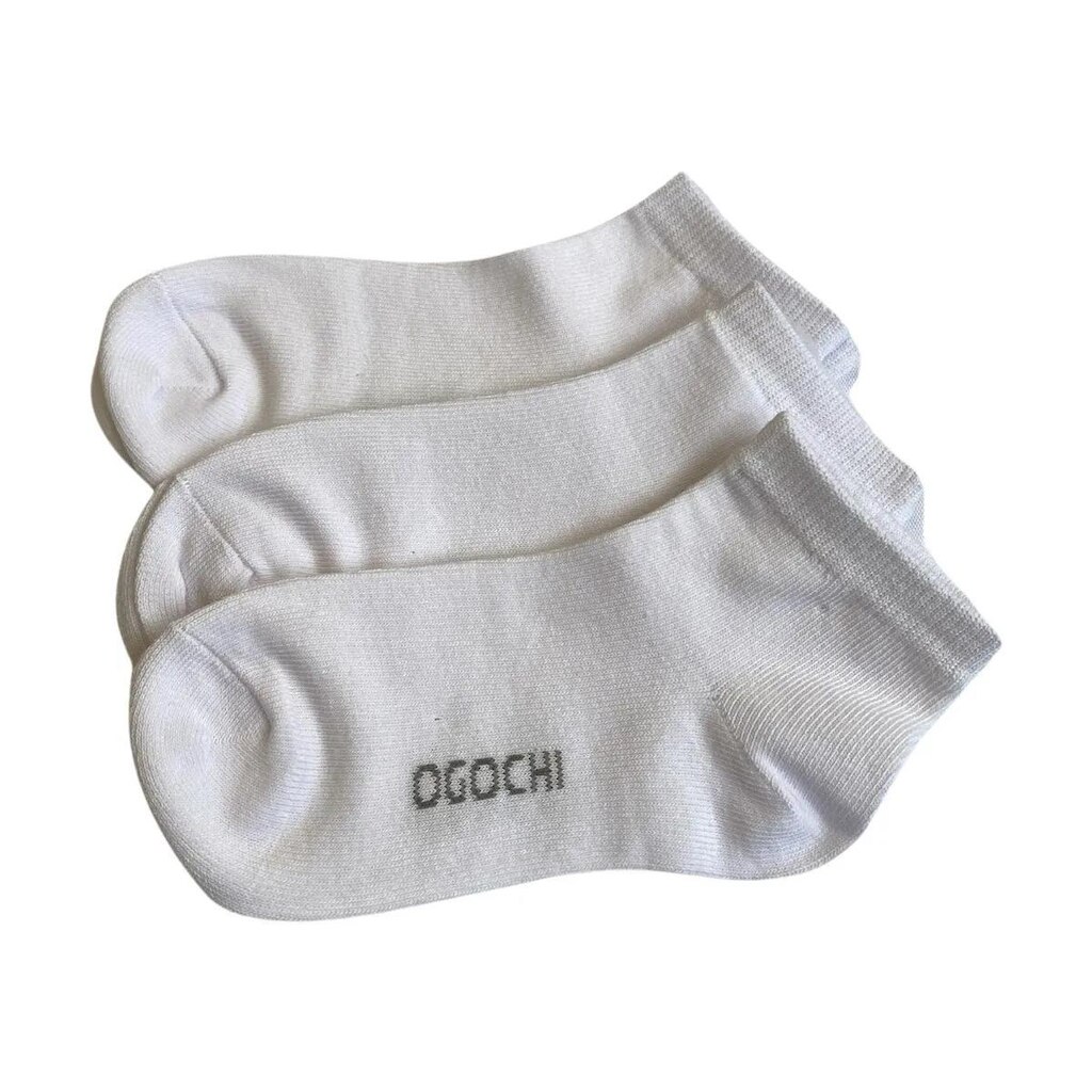 Kit Meia Ogochi Infantil Cano Médio Branca