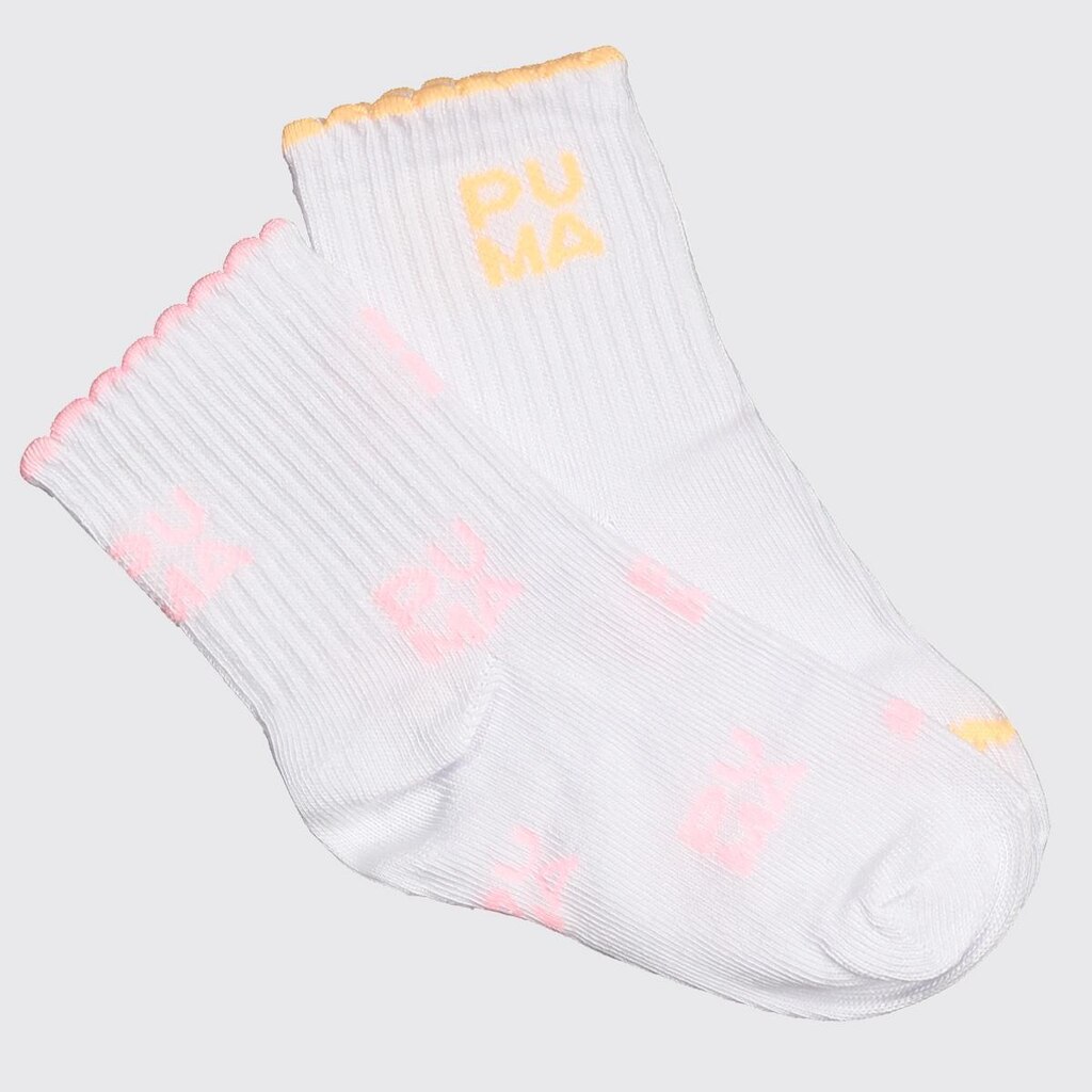 Kit Meia Puma Cano Longo 2 Pares Infantil