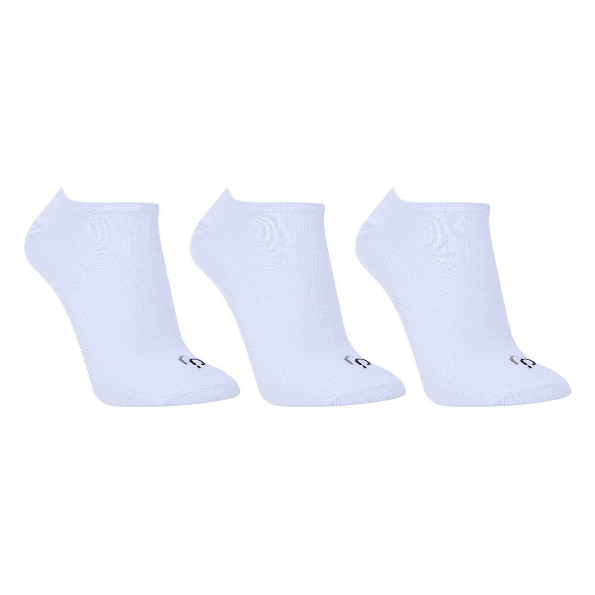 Kit Meia RP Confort Invisível Masculina 3 Pares - Branco Menor preço em Kit Meia RP Confort Invisível Masculina 3 Pares - Branco