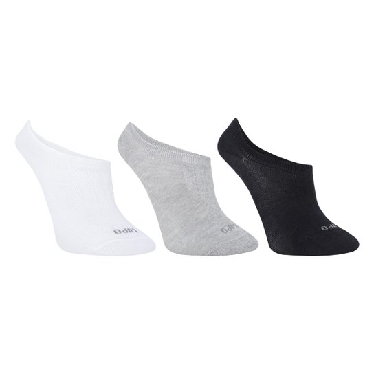Kit Meia Sapatilha Lupo Sport Masculina - 3 Pares