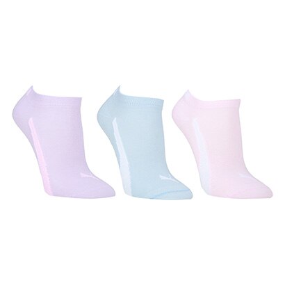 Kit Meia Sapatilha Puma Esportiva C/ 3 Pares Feminina - Feminino