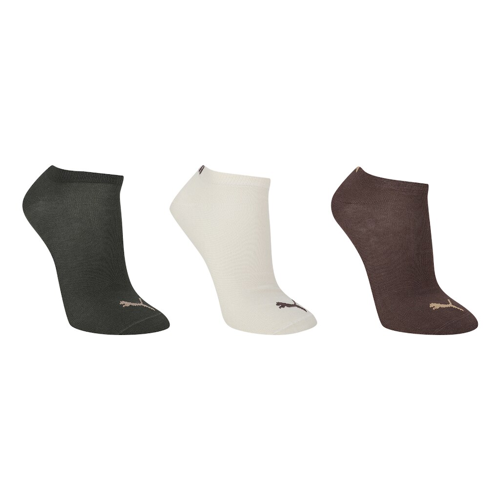 Kit Meia Sapatilha Puma Esportiva C/ 3 Pares Masculina