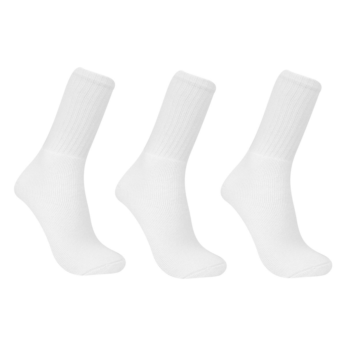 Kit Meia Trifil Esportiva Atoalhada Masculina 3 Pares - Branco Menor preço em Kit Meia Trifil Esportiva Atoalhada Masculina 3 Pares - Branco