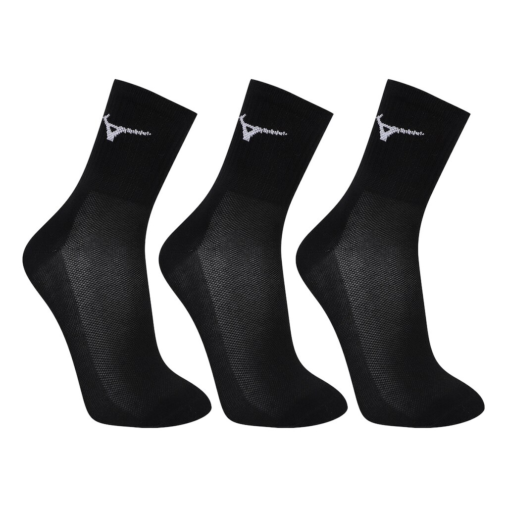 Kit Meias Cano Médio Mizuno Basic 3 Pares