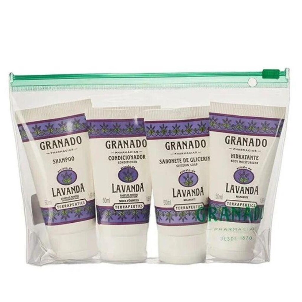 Kit Miniaturas Terrapeutics Lavanda (4 Itens) Granado
