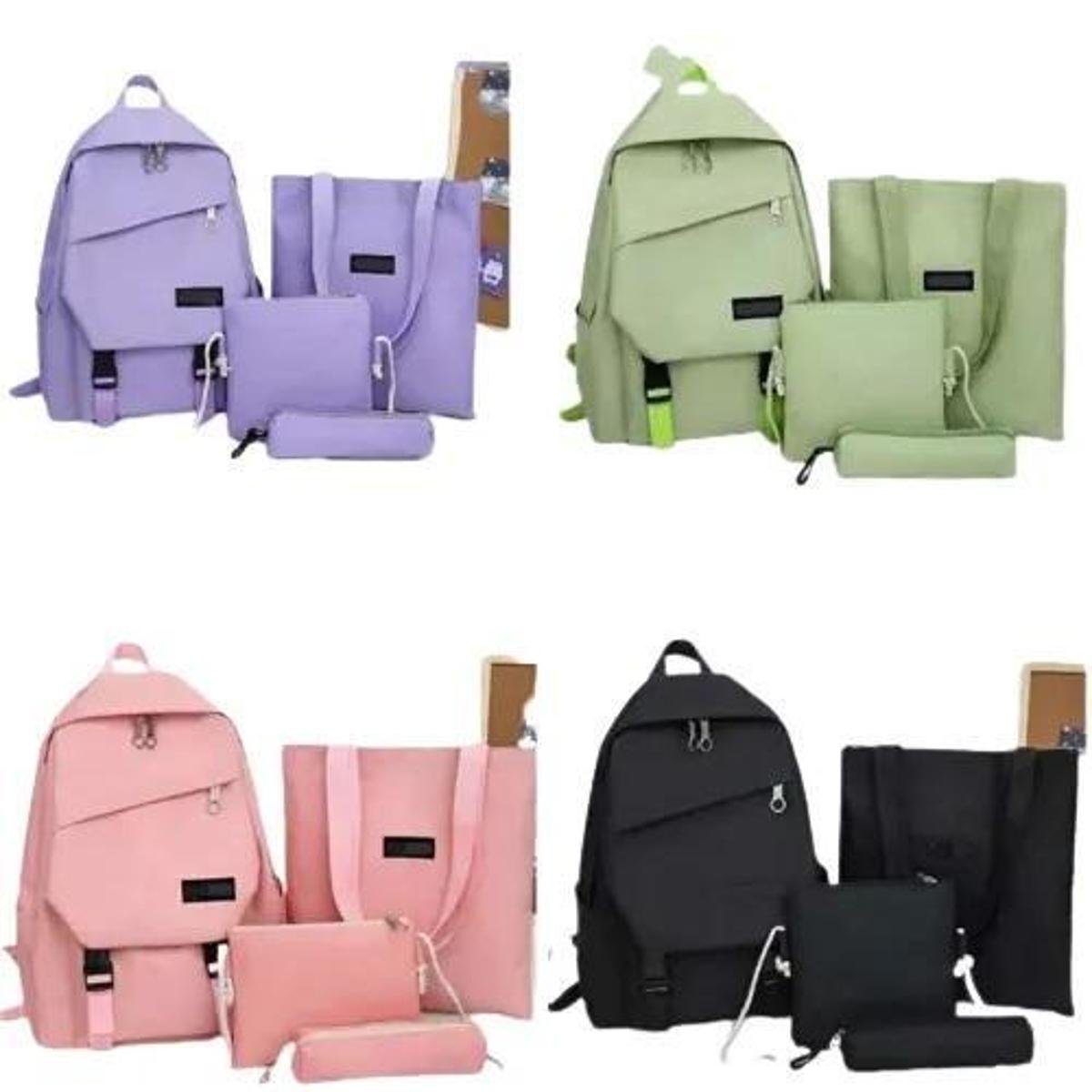 KIT MOCHILA 4 EM 1 MULTIFUNCIONAL IMPERMEÁVEL NECESSAIRE ESTOJO BOLSA MATERNIDADE MAMÃE BEBÊ - Preto Menor preço em KIT MOCHILA 4 EM 1 MULTIFUNCIONAL IMPERMEÁVEL NECESSAIRE ESTOJO BOLSA MATERNIDADE MAMÃE BEBÊ - Preto