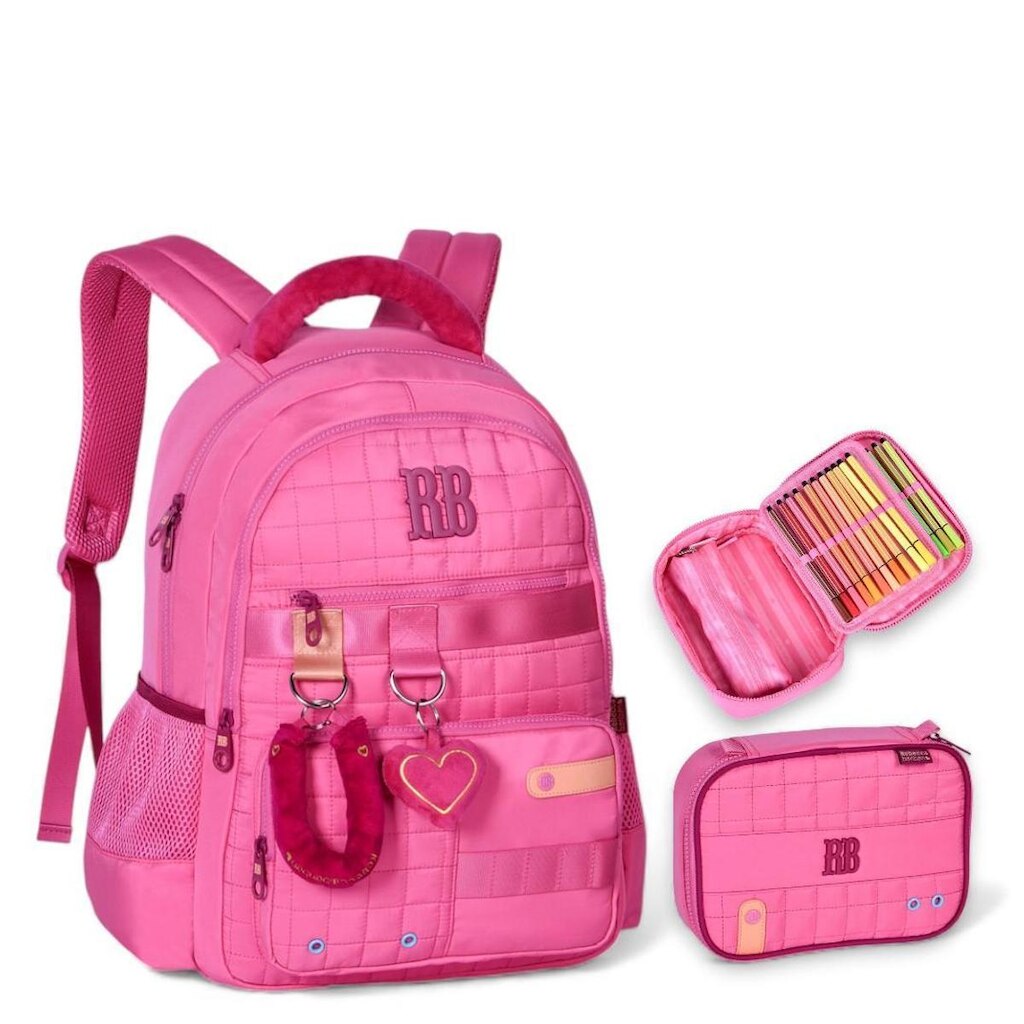 Kit Mochila Costa Estojo Box Rebecca Bonbon