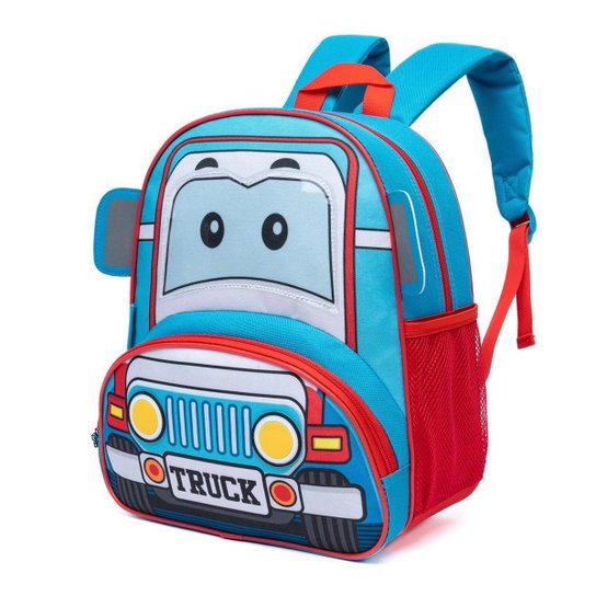 Kit Mochila De Costas Spector Escolar Infantil Resistente Creche Lancheira