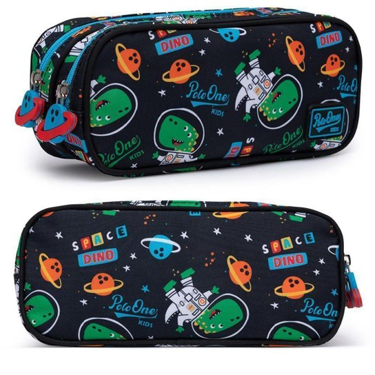 Kit Mochila De Rodinha Infantil Lancheira Panda Térmica Estojo Escolar