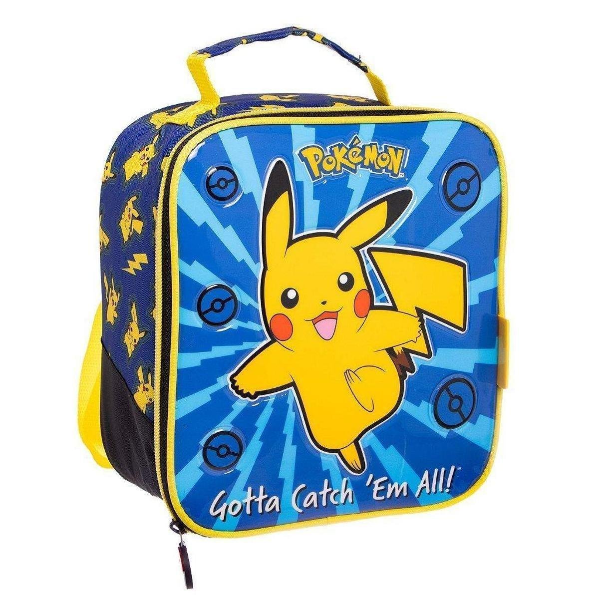 Kit Mochila de Rodinha Lancheira Xeryus Pokémon X1A Colorido Zattini