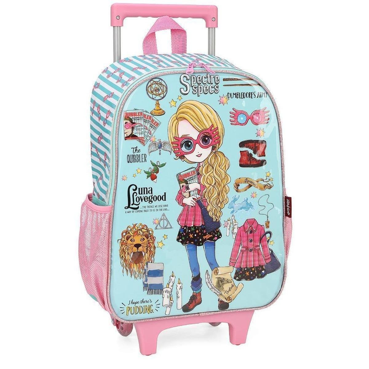 Kit Mochila de Rodinhas Lancheira Luxcel Harry Potter Verde - Verde ...